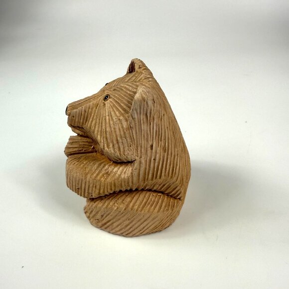 Artisania Rinconada Handcrafted Bear & Cub Figurine From Uruguay Ceramic Collect - Picture 5 of 7